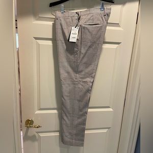 Zara Man classic plaid suit pant. Size 34.